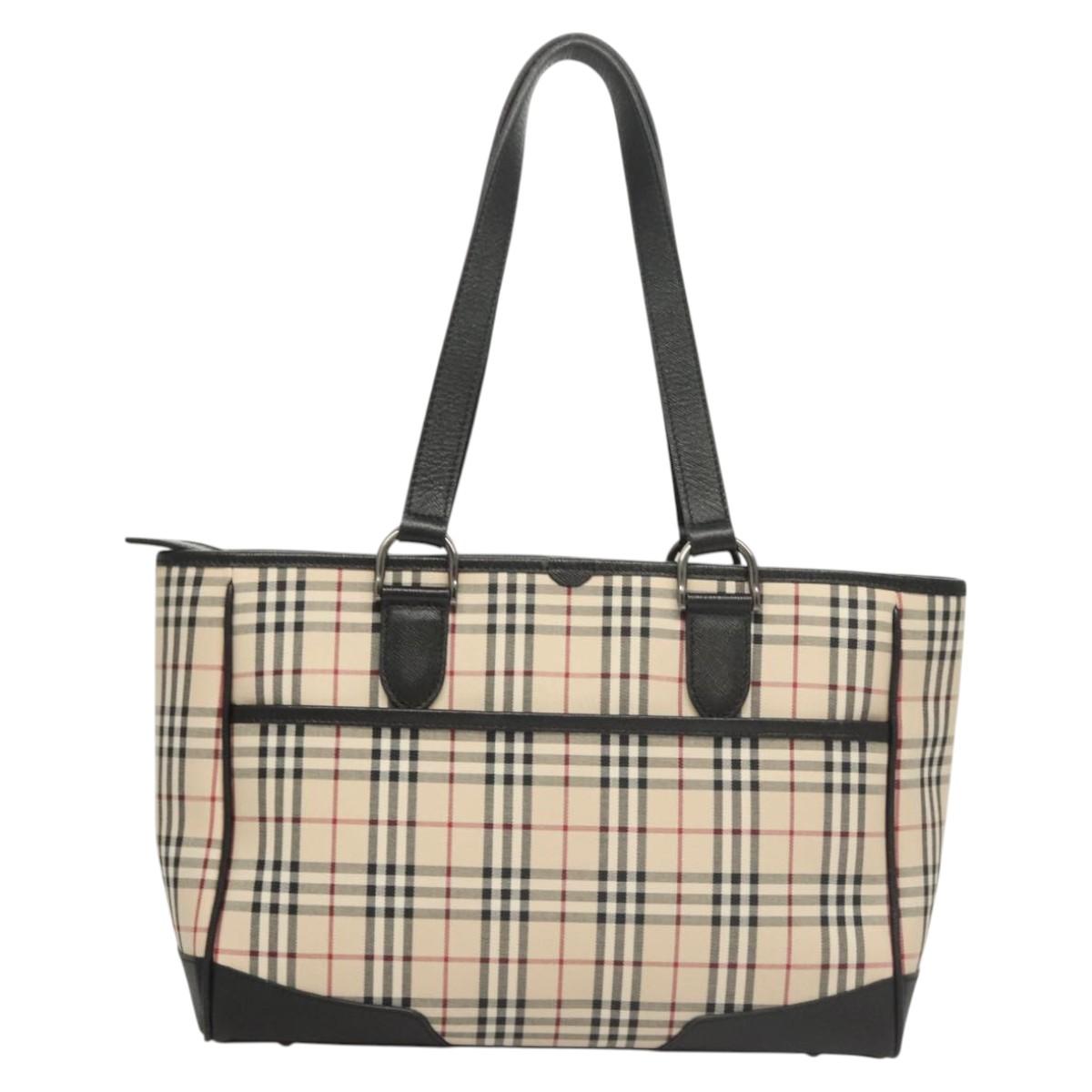 Burberry Nova Check Canvas Tote Bag (Pre-Owned)