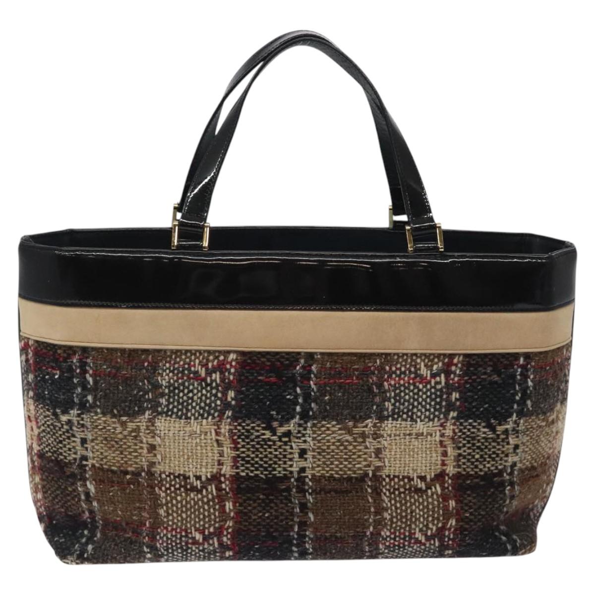 Burberry Canvas Tote Bag (Pre-Owned)