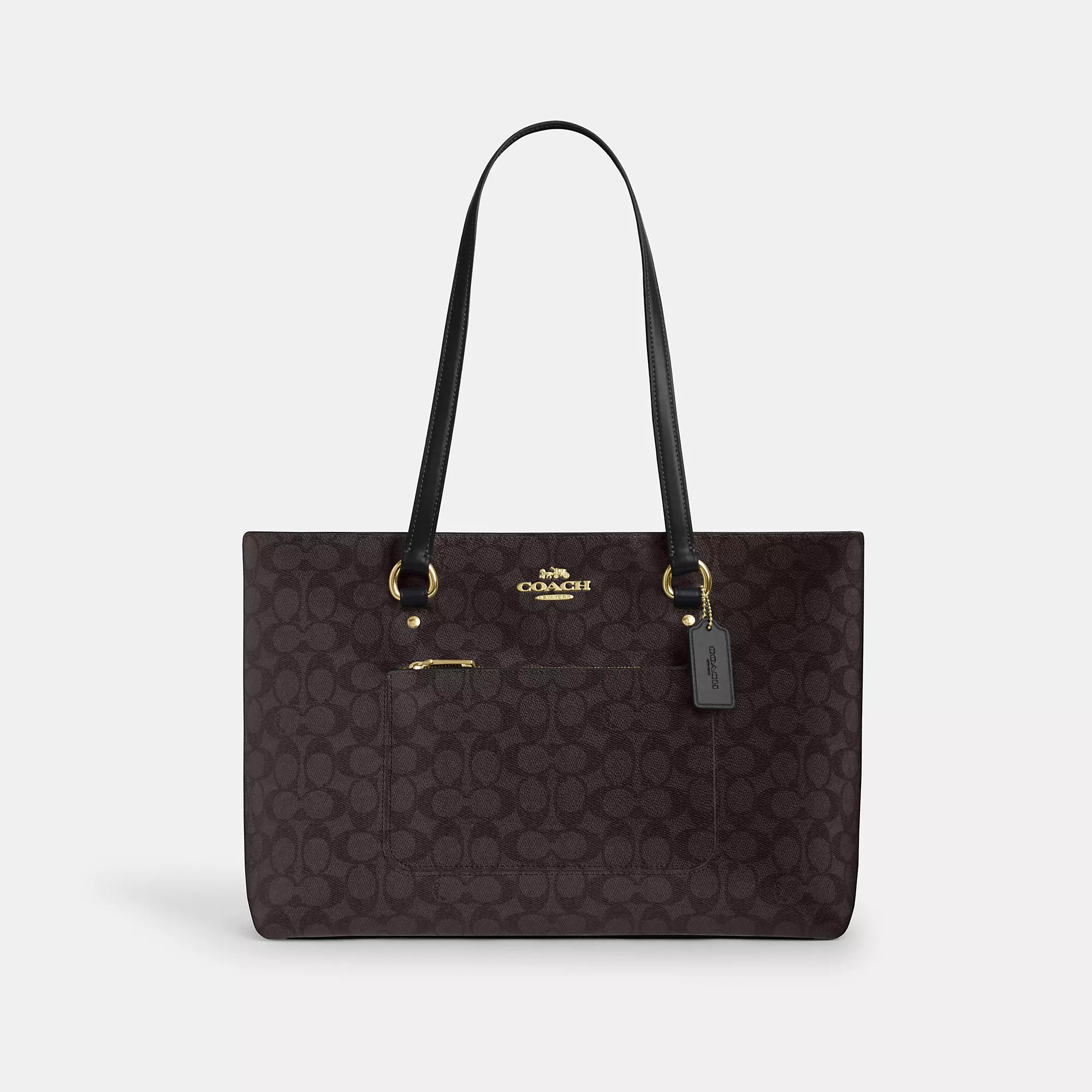 Coach Station Tote Bag In Signature Canvas
