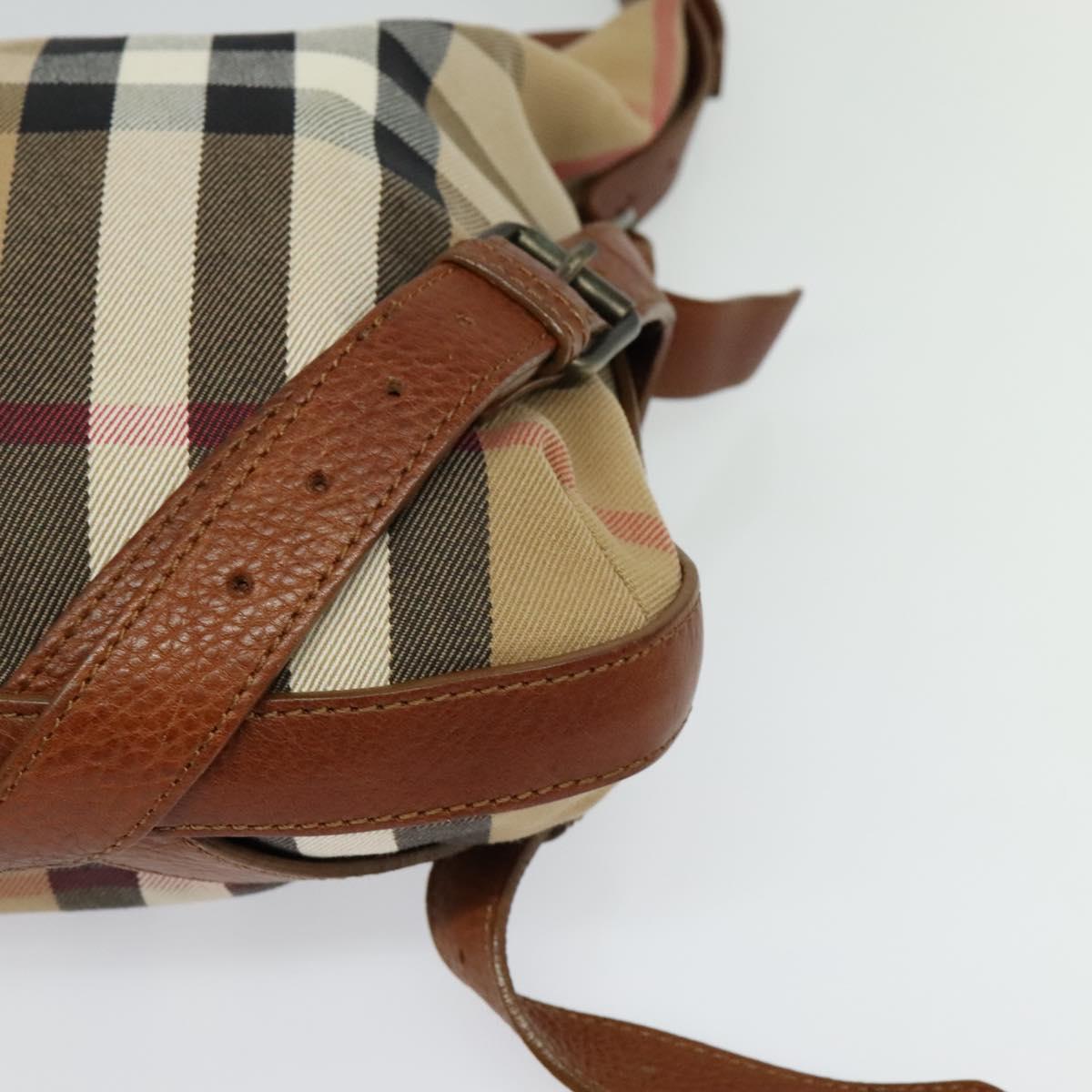 Burberry House Check Canvas Shoulder Bag (Pre-Owned)