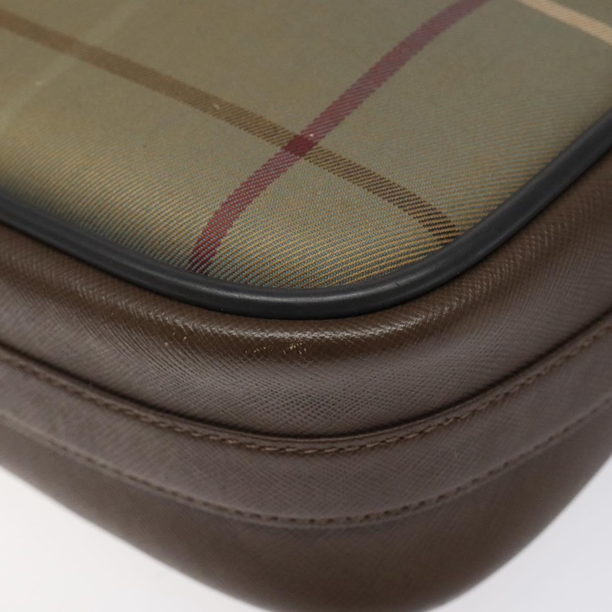 Burberry Nova Check Canvas Shoulder Bag (Pre-Owned)
