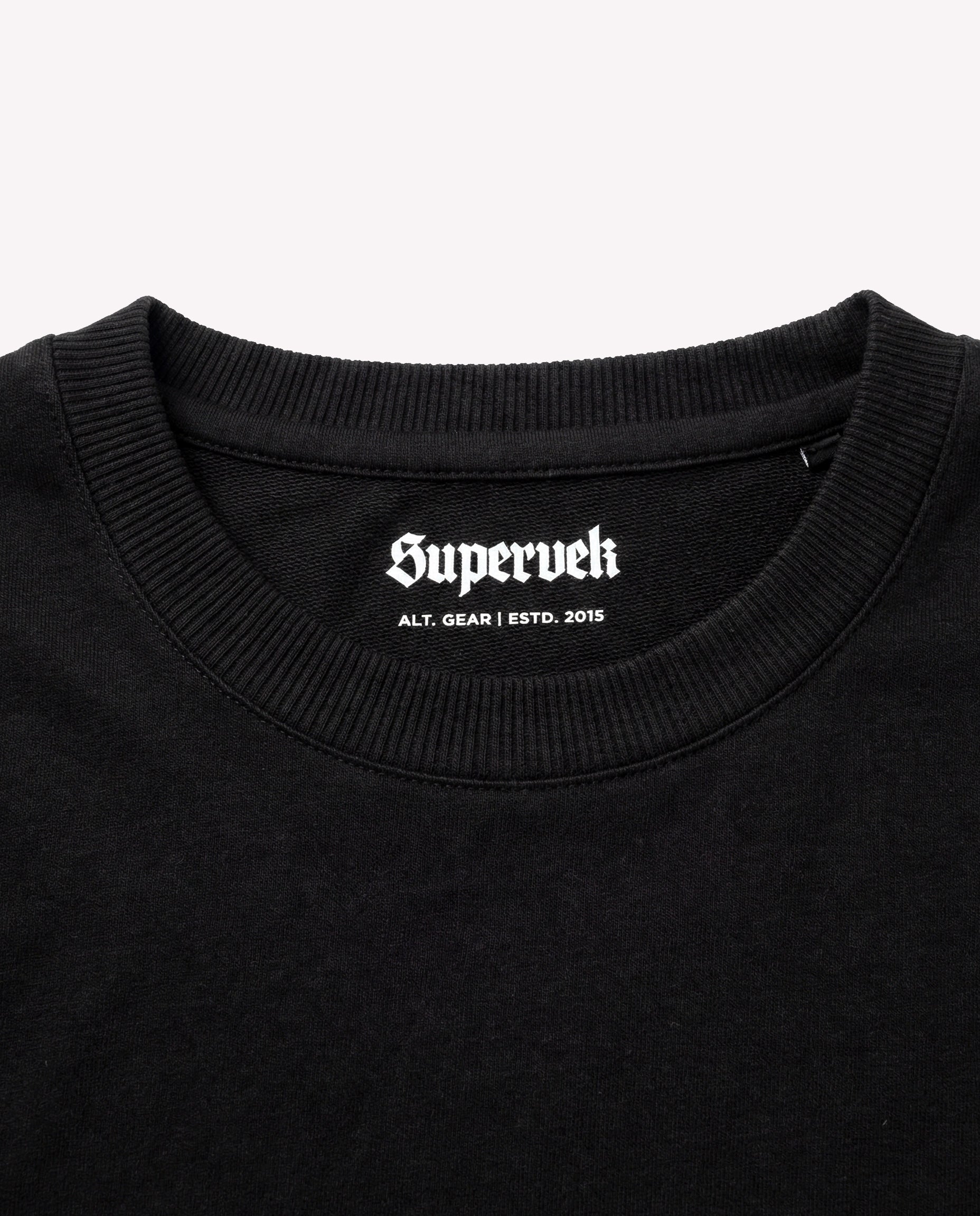 Supervek Black Oversized Tshirt