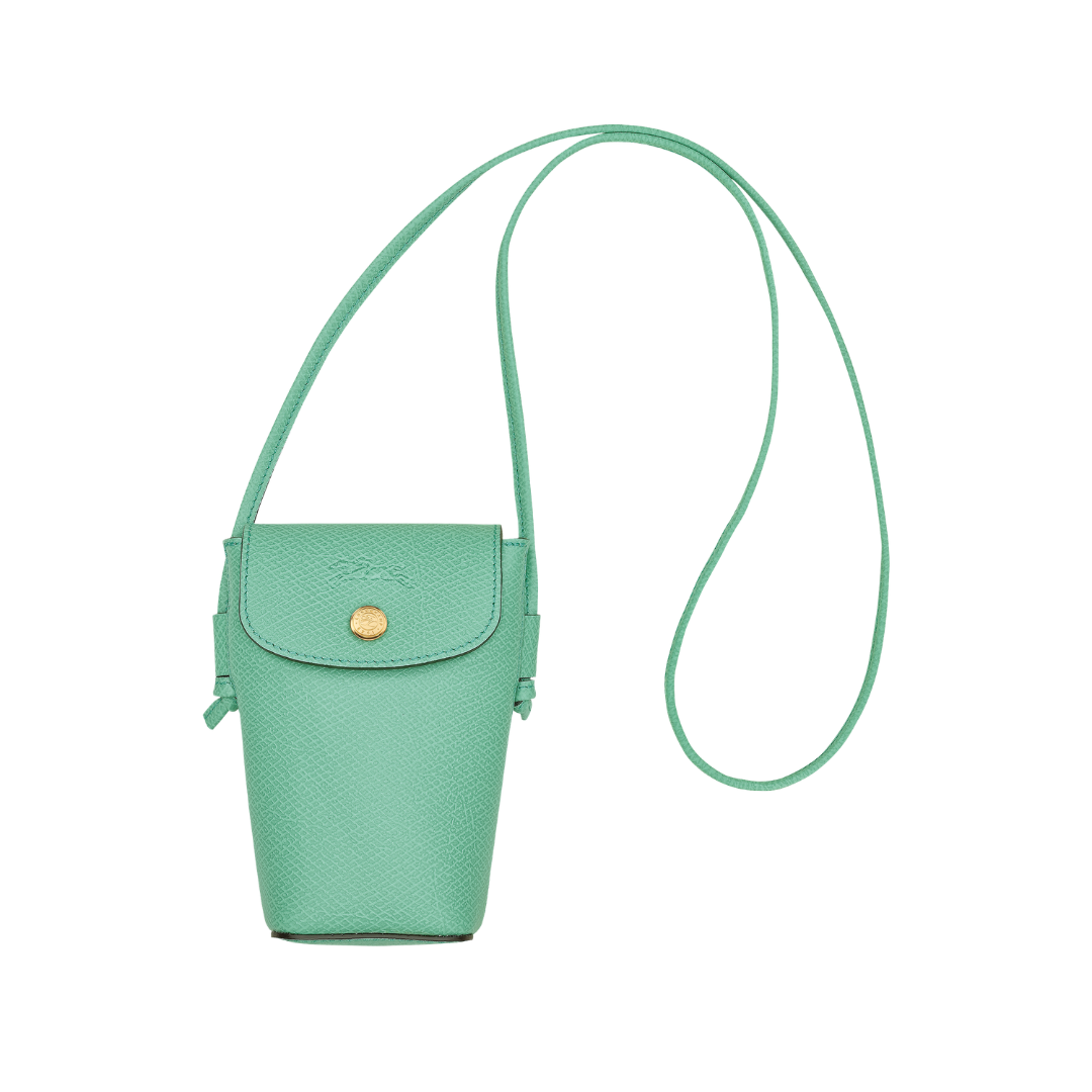 LONGCHAMP Épure Phone case with leather lace