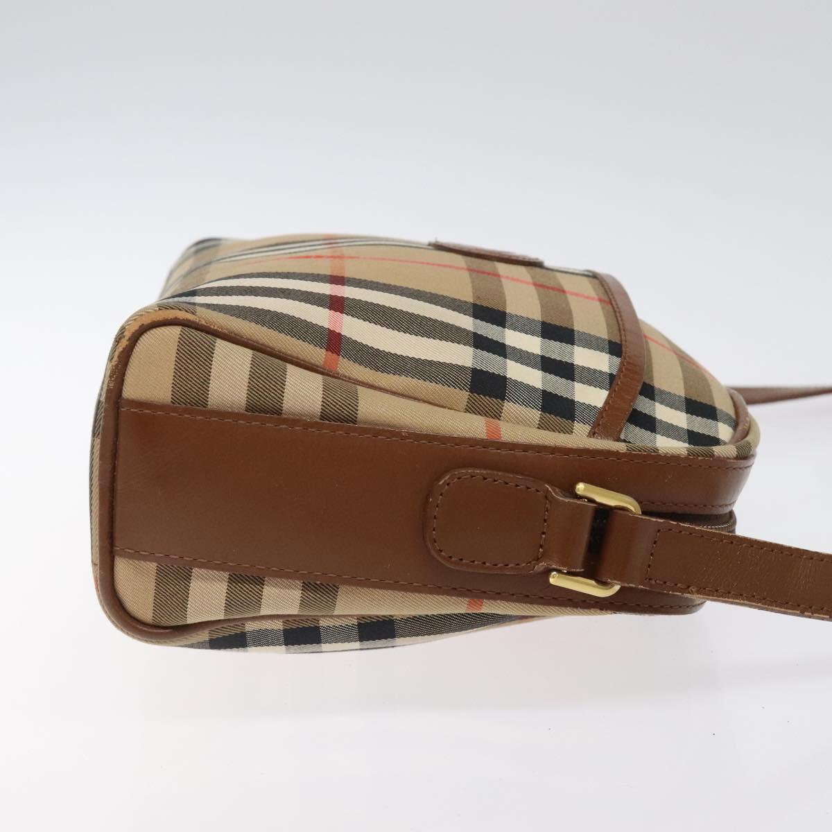 Burberry Nova Check Canvas Shoulder Bag (Pre-Owned)
