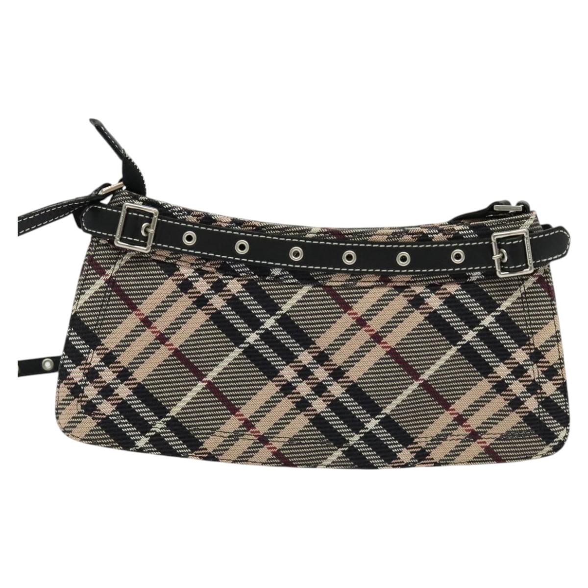 Burberry blue Label Canvas Shoulder Bag (Pre-Owned)