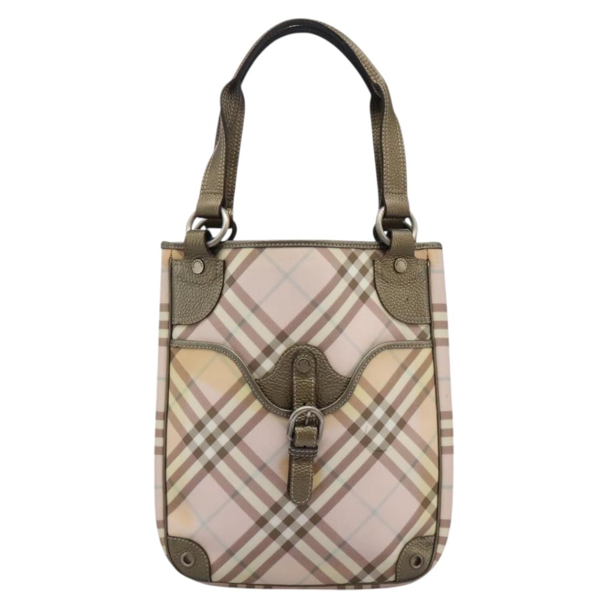 Burberry Nova Check Canvas Tote Bag (Pre-Owned)