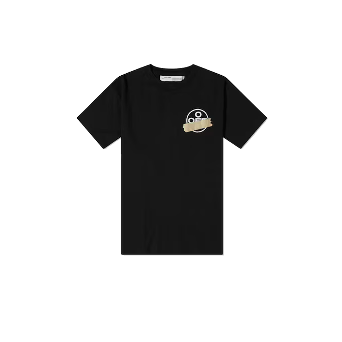 OFF-WHITE Oversized Tape Arrows T-shirt Black