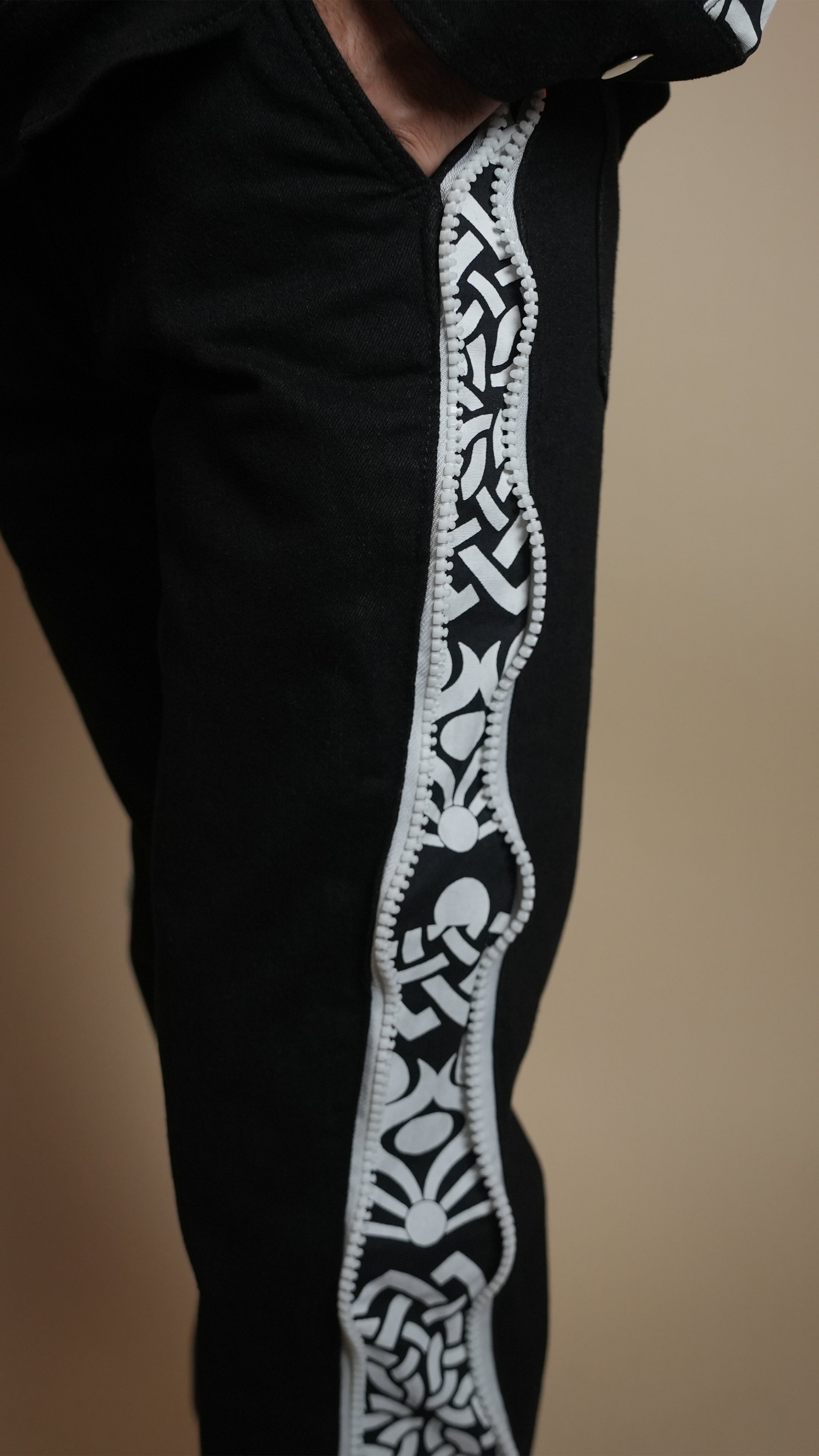 DAY TO NIGHT DENIM BLACK MEN'S PANTS [50/50 LIMITED EDITION]