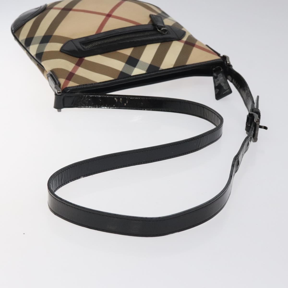 Burberry Nova Check Canvas Shoulder Bag (Pre-Owned)