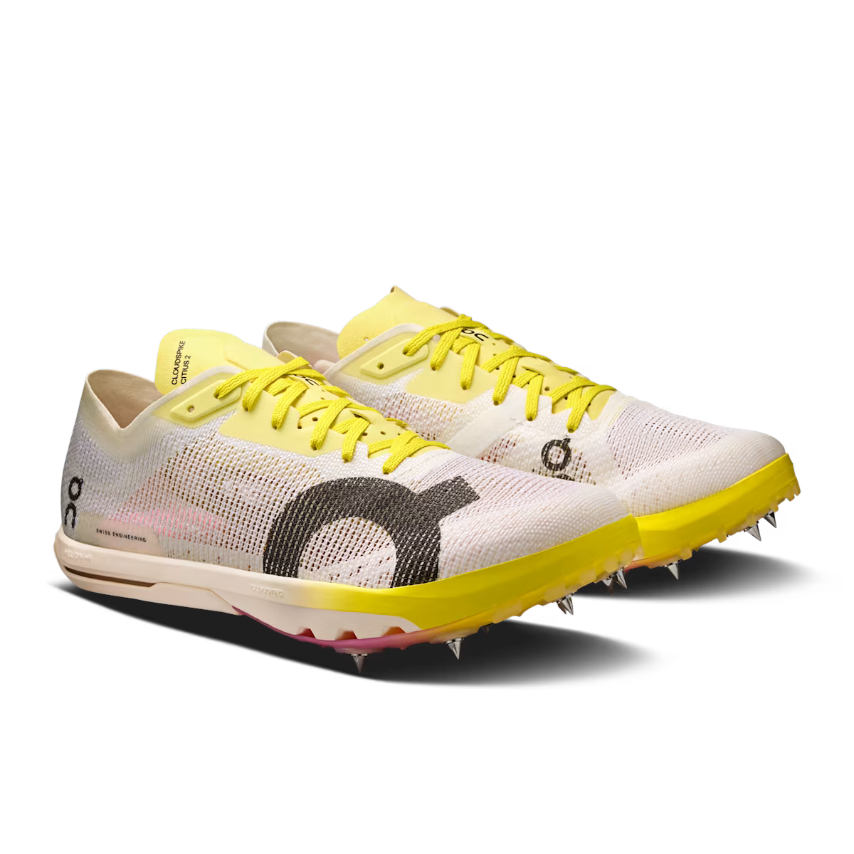 On Running Cloudspike Citius 2 White Raspberry (W)