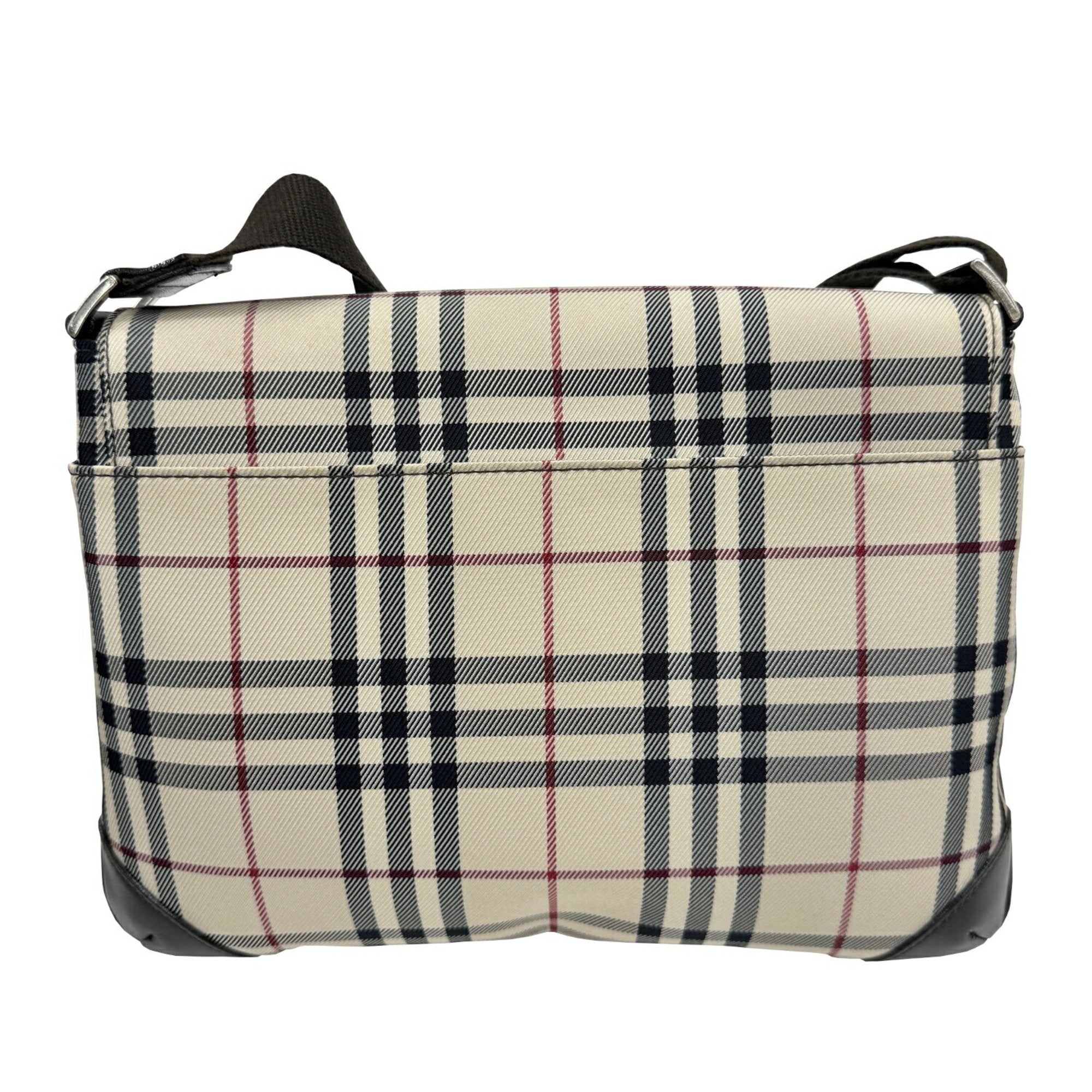 Burberry Canvas Shoulder Bag (Pre-Owned)