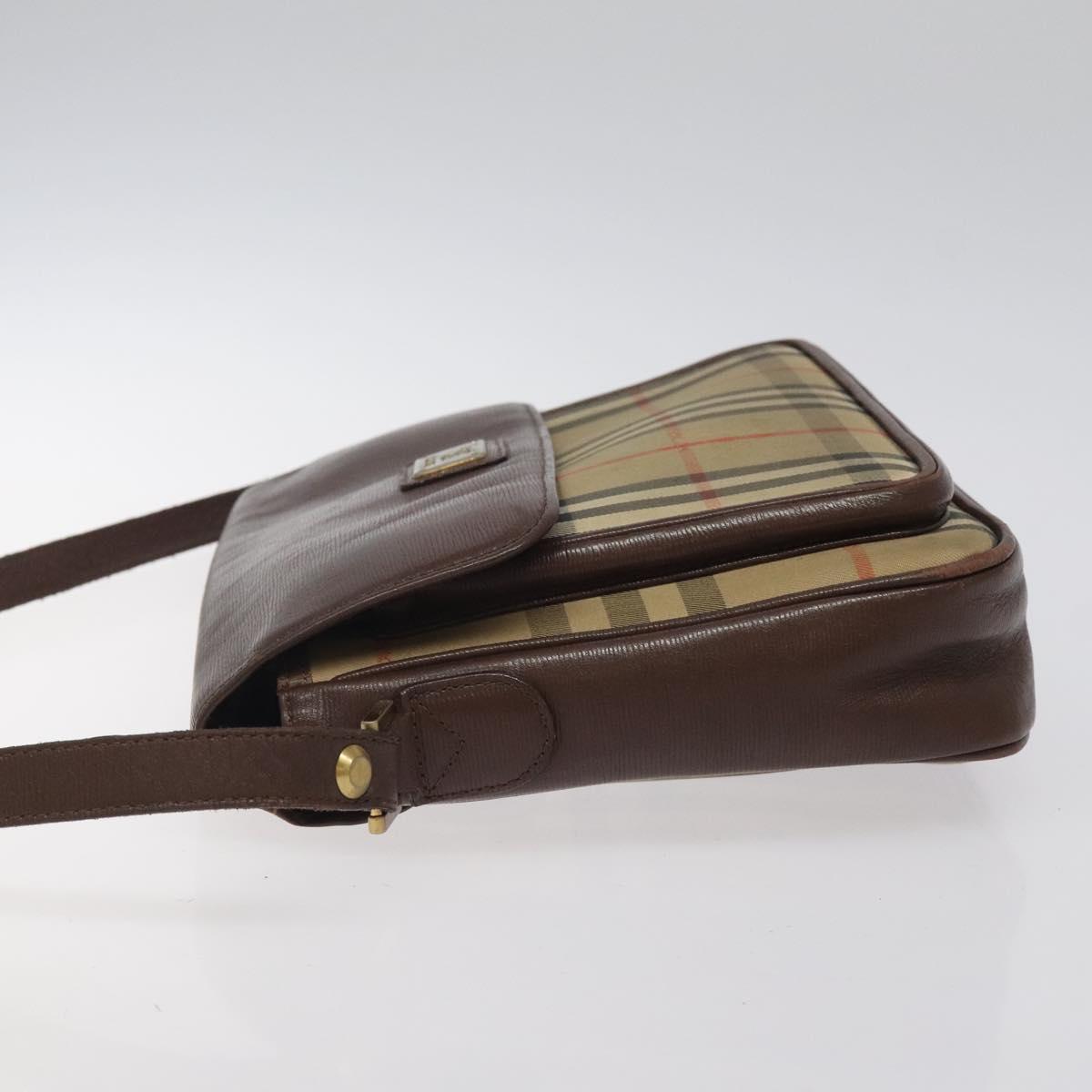 Burberry Nova Check Canvas Shoulder Bag (Pre-Owned)