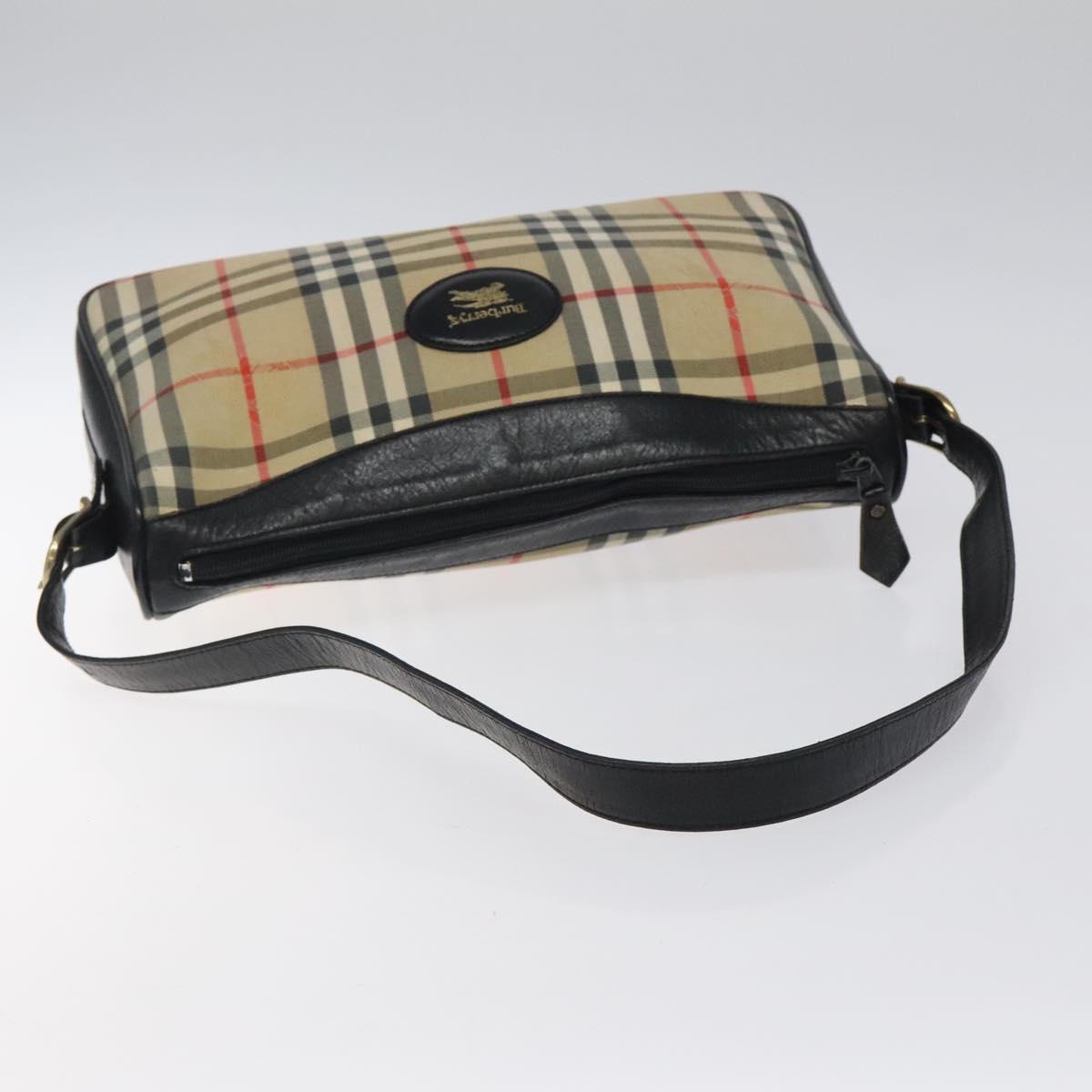 Burberry Nova Check Canvas Shoulder Bag (Pre-Owned)