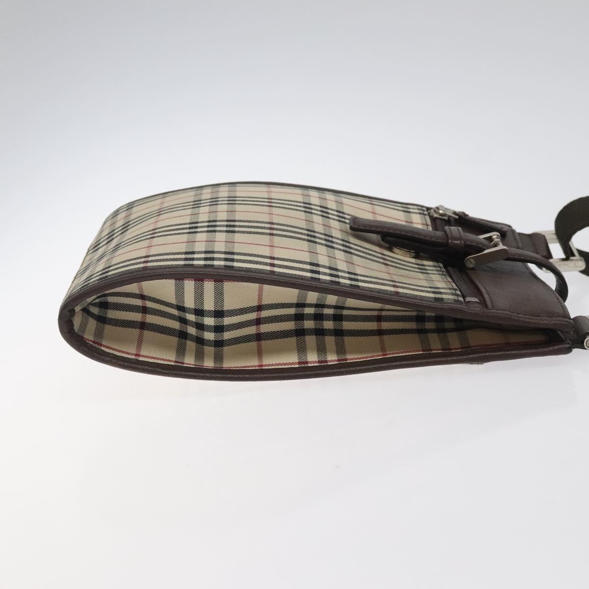 Burberry Nova Check Canvas Shoulder Bag (Pre-Owned)