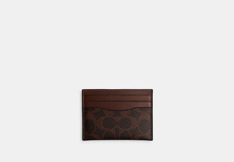Card Case In Signature Canvas - Maple
