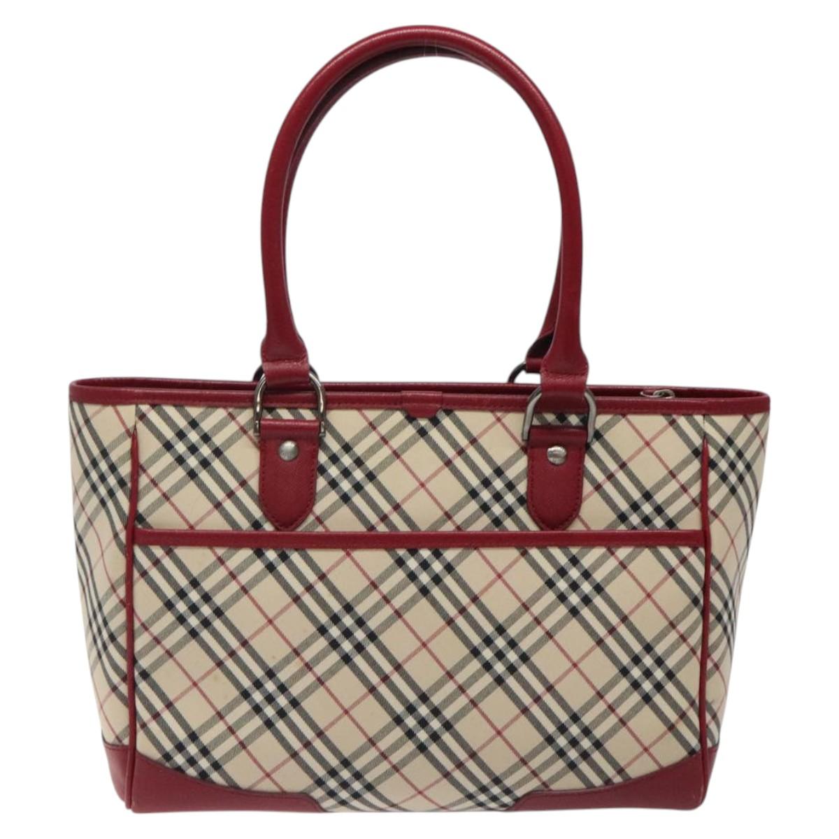 Burberry Nova Check Canvas Tote Bag (Pre-Owned)