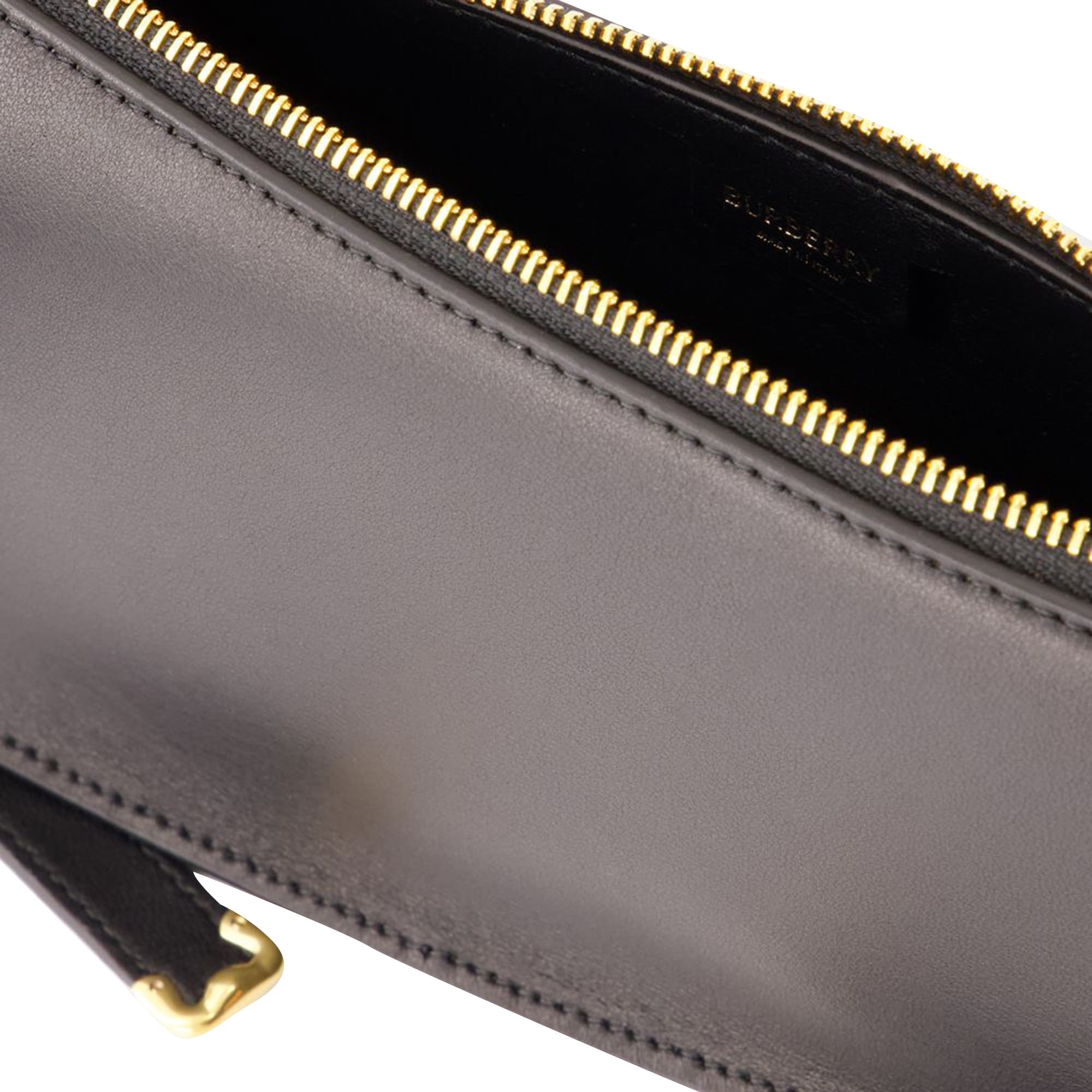 Mini Shield Sling Shoulder Bag - Burberry - Leather - Black