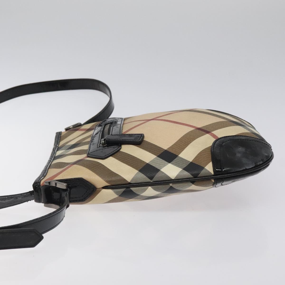 Burberry Nova Check Canvas Shoulder Bag (Pre-Owned)