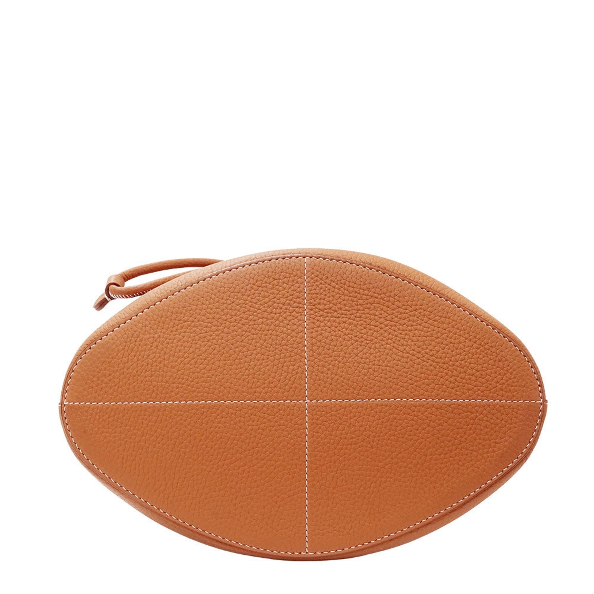 Burberry Leather Handbag Shoulder Bag (Pre-Owned)