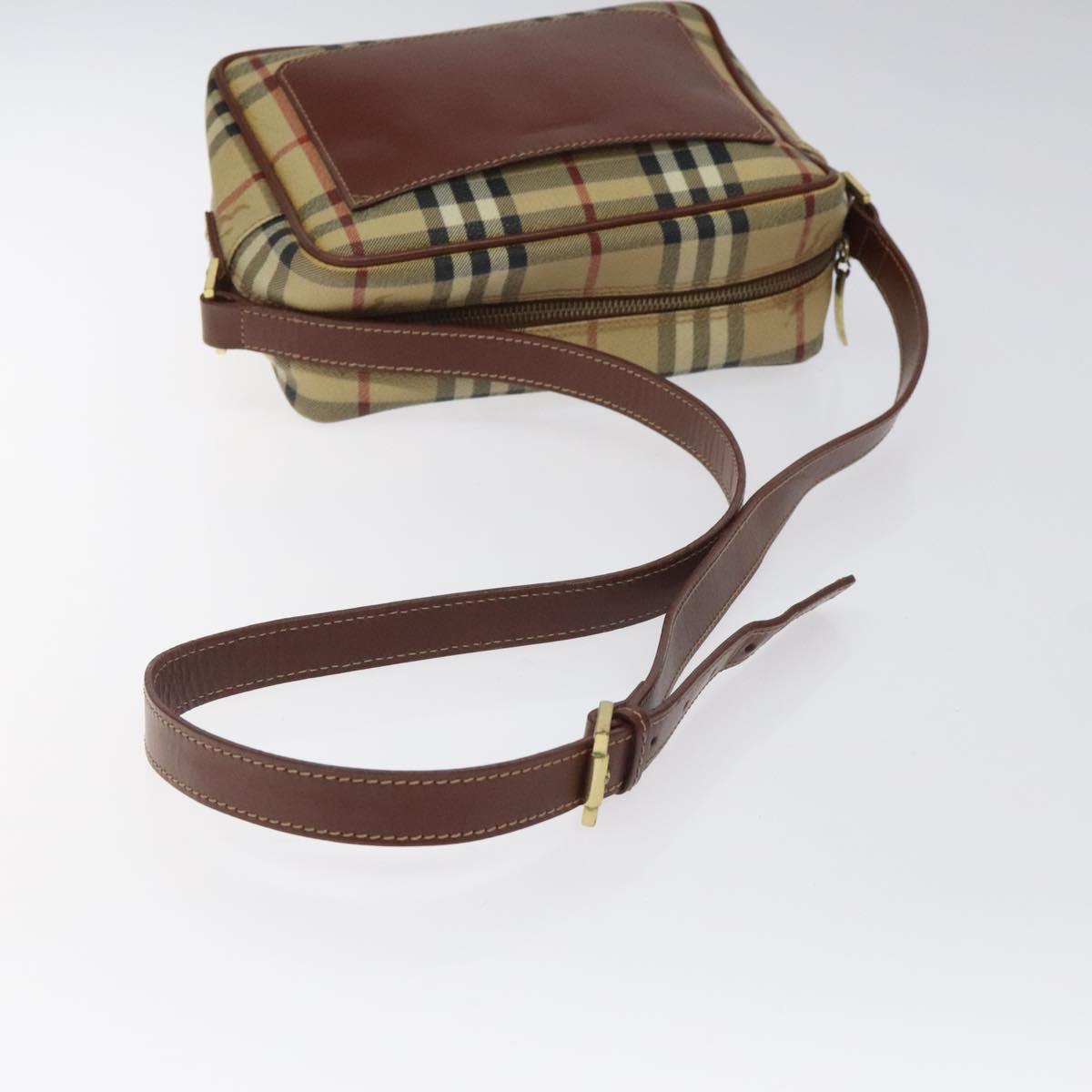 Burberry Haymarket Canvas Shoulder Bag (Pre-Owned)