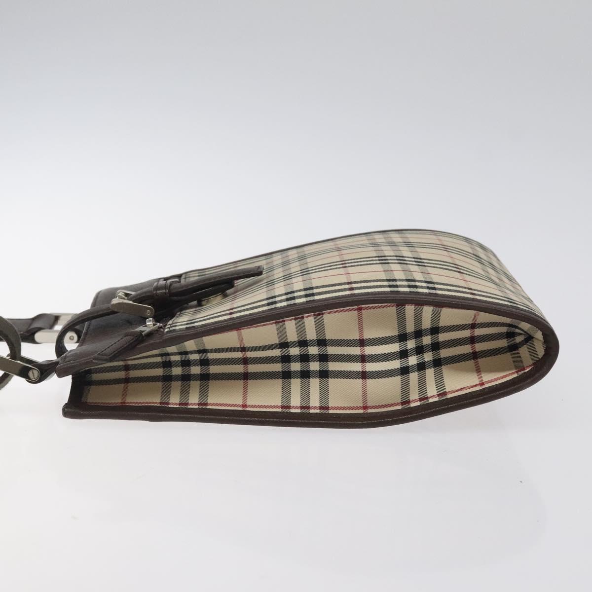 Burberry Nova Check Canvas Shoulder Bag (Pre-Owned)