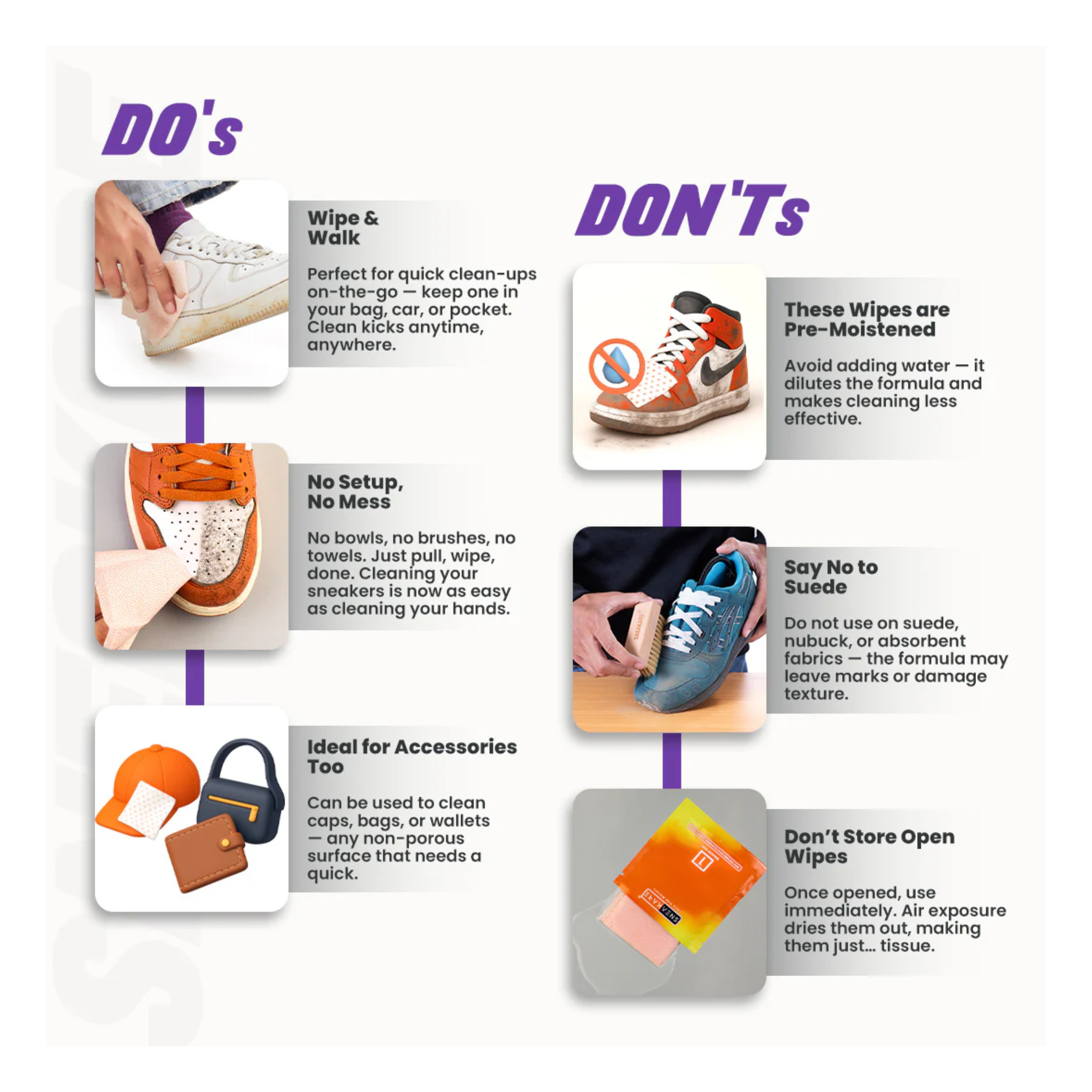 SNEAKARE  Shoe Cleaning Wipes