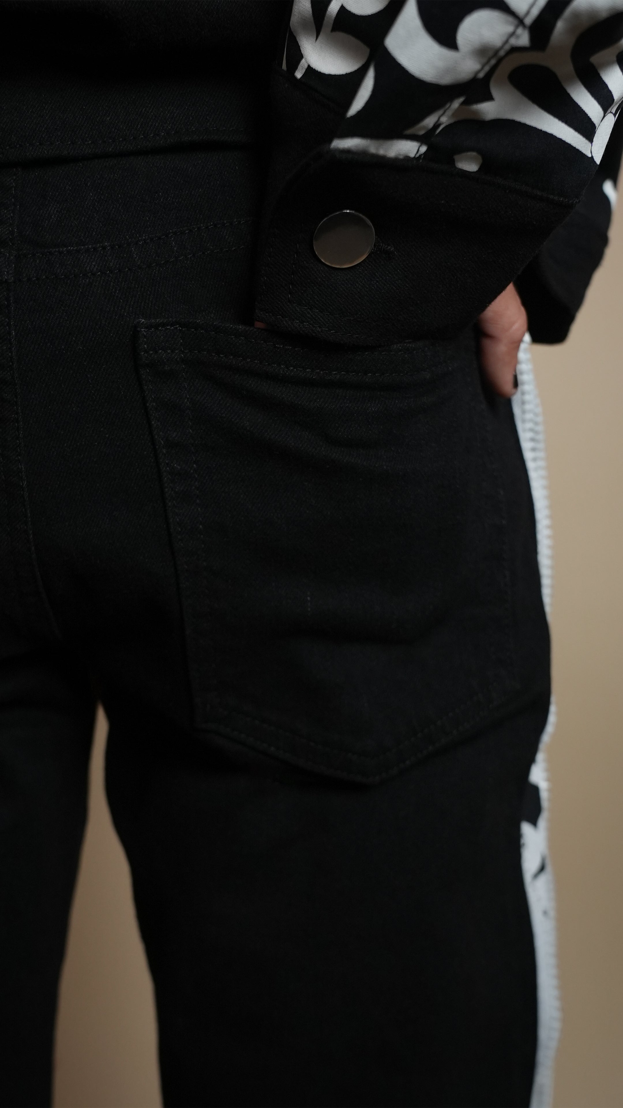 DAY TO NIGHT DENIM BLACK MEN'S PANTS [50/50 LIMITED EDITION]