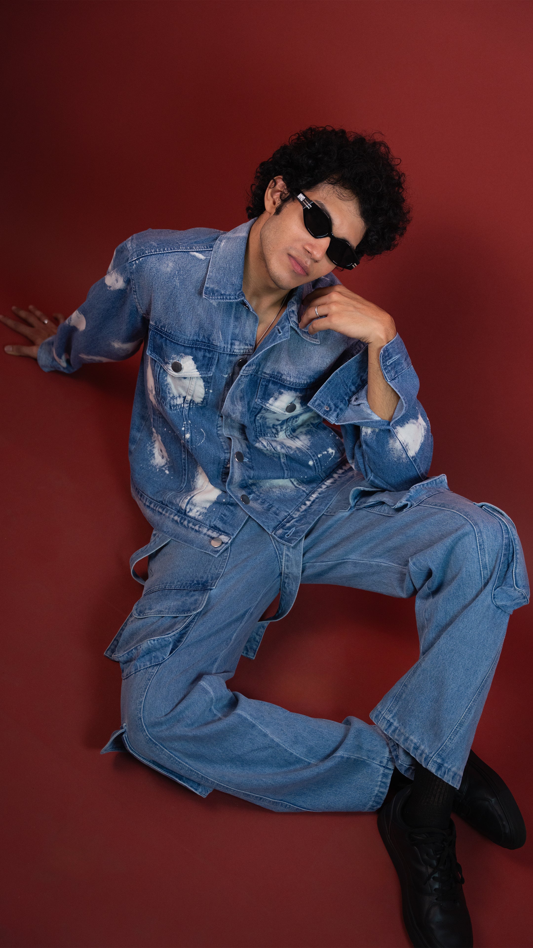 BLUE DENIM MEN'S JACKET