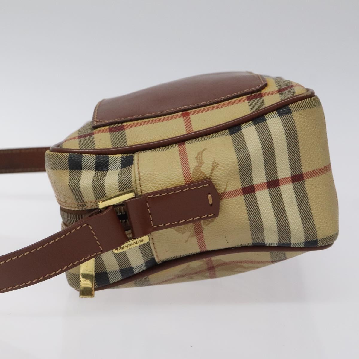 Burberry Haymarket Canvas Shoulder Bag (Pre-Owned)