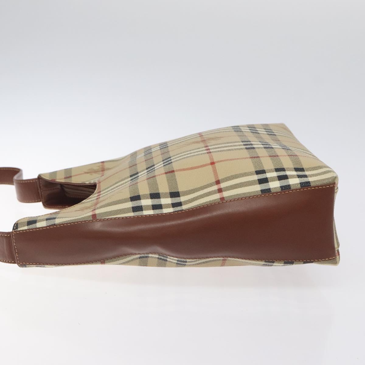 Burberry Haymarket Canvas Shoulder Bag (Pre-Owned)