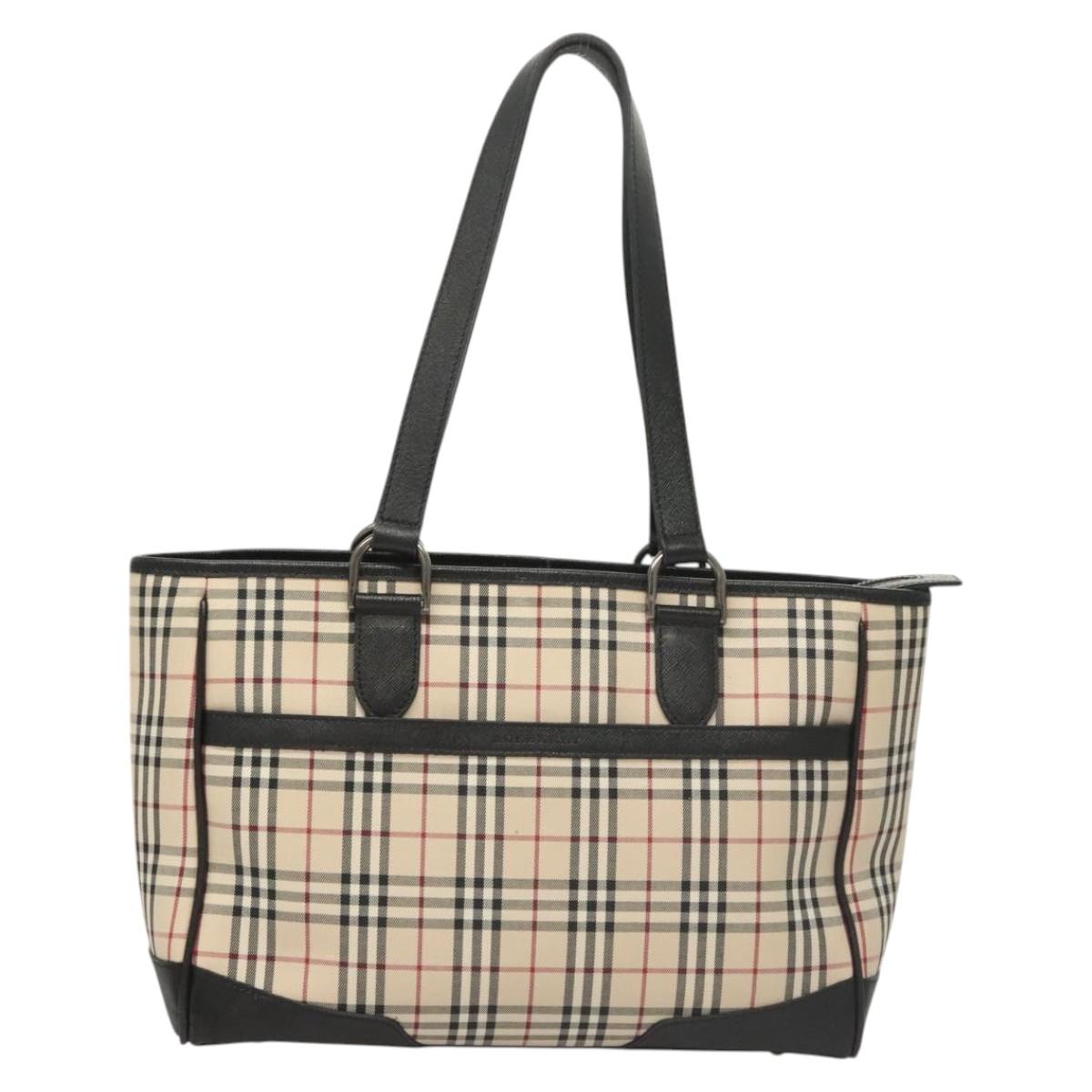 Burberry Nova Check Canvas Tote Bag (Pre-Owned)