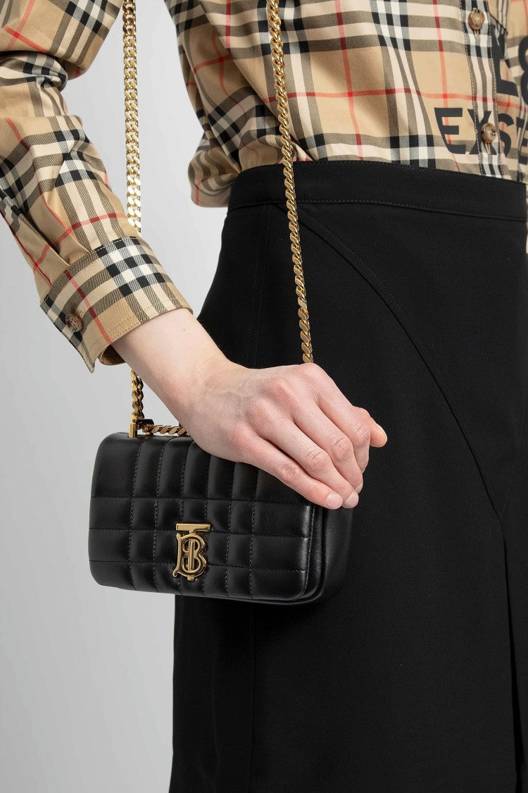 Quilted Lambskin Mini Crossbody Bag