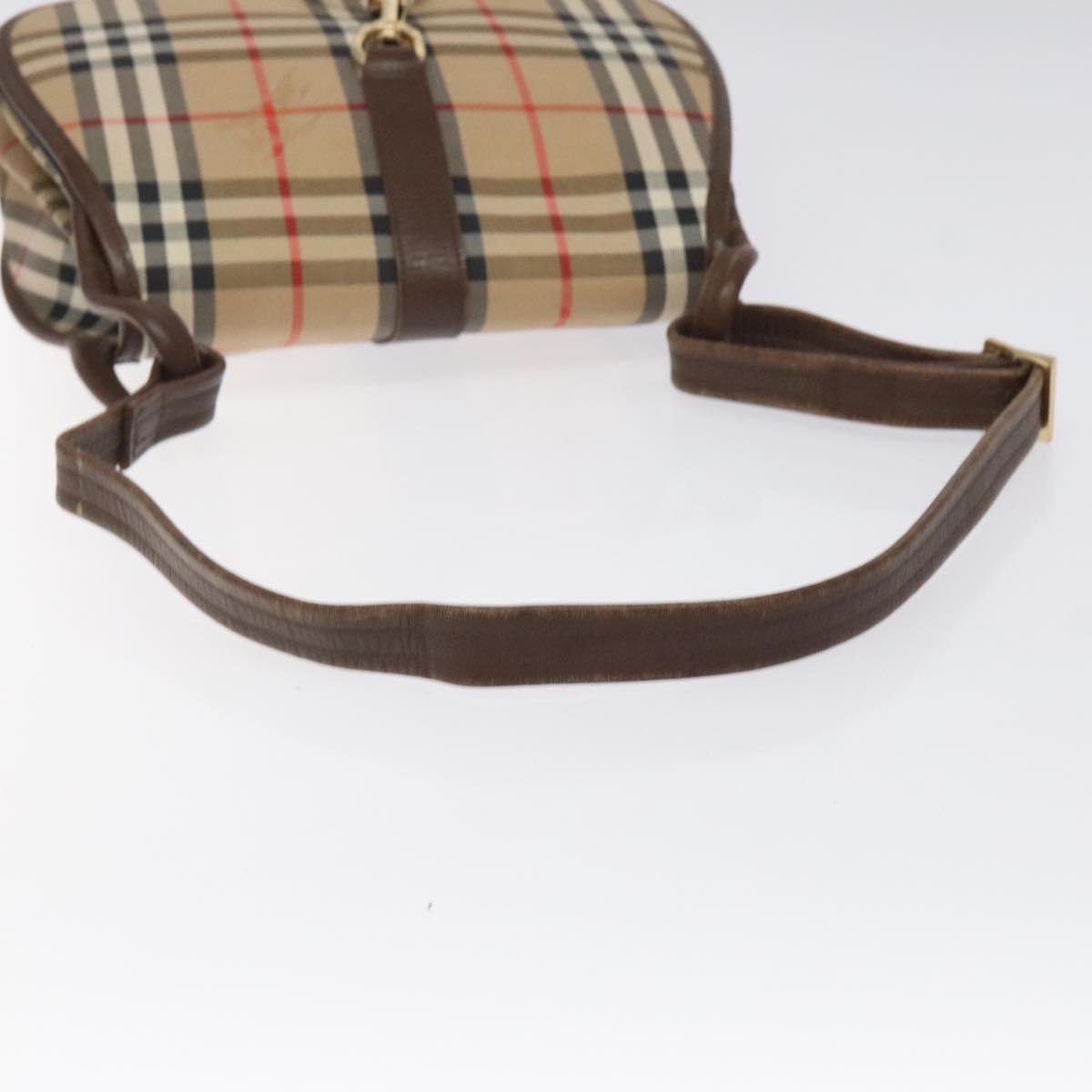 Burberry Haymarket Canvas Shoulder Bag (Pre-Owned)