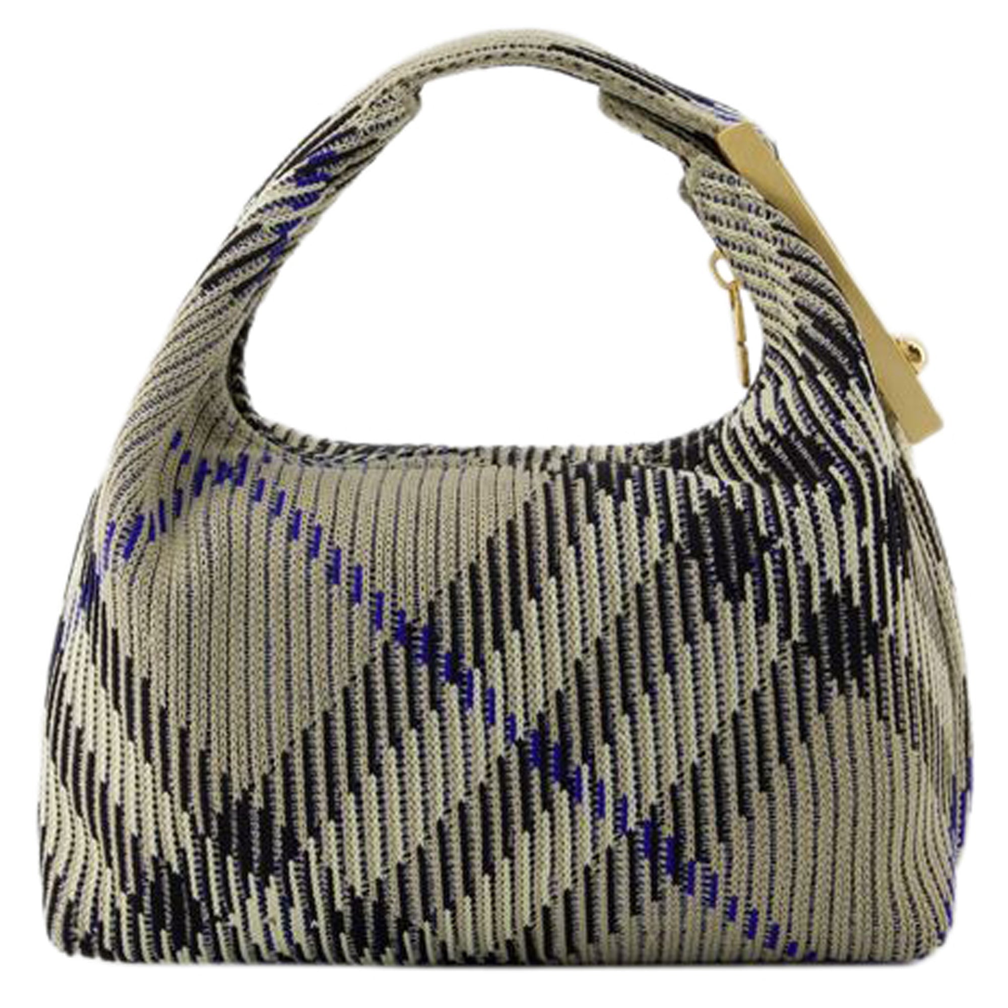 Mini Peg Purse - Burberry - Nylon - Neutral
