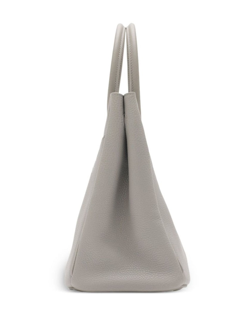 Structured Grey Bag With Textured Finish
