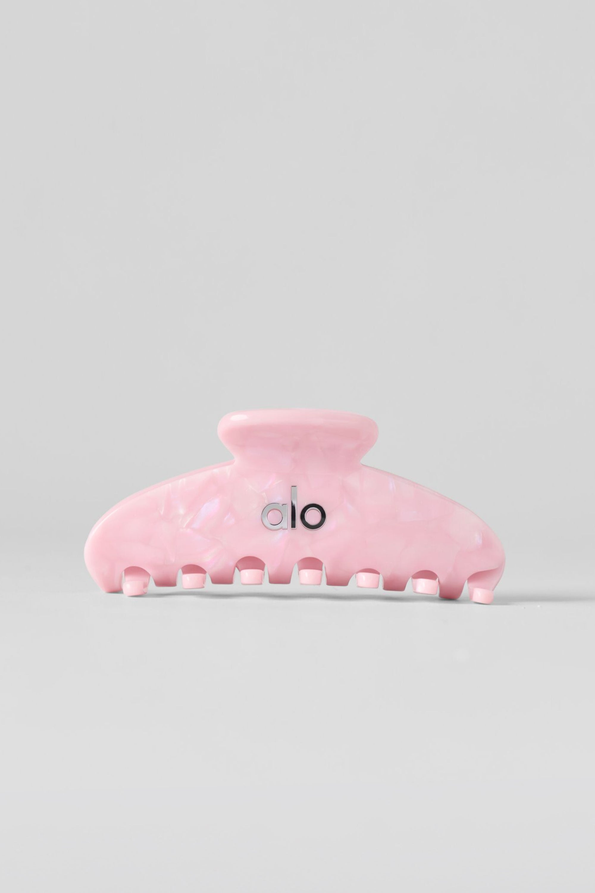 90's Claw Clip - Pink Marshmallow Shell