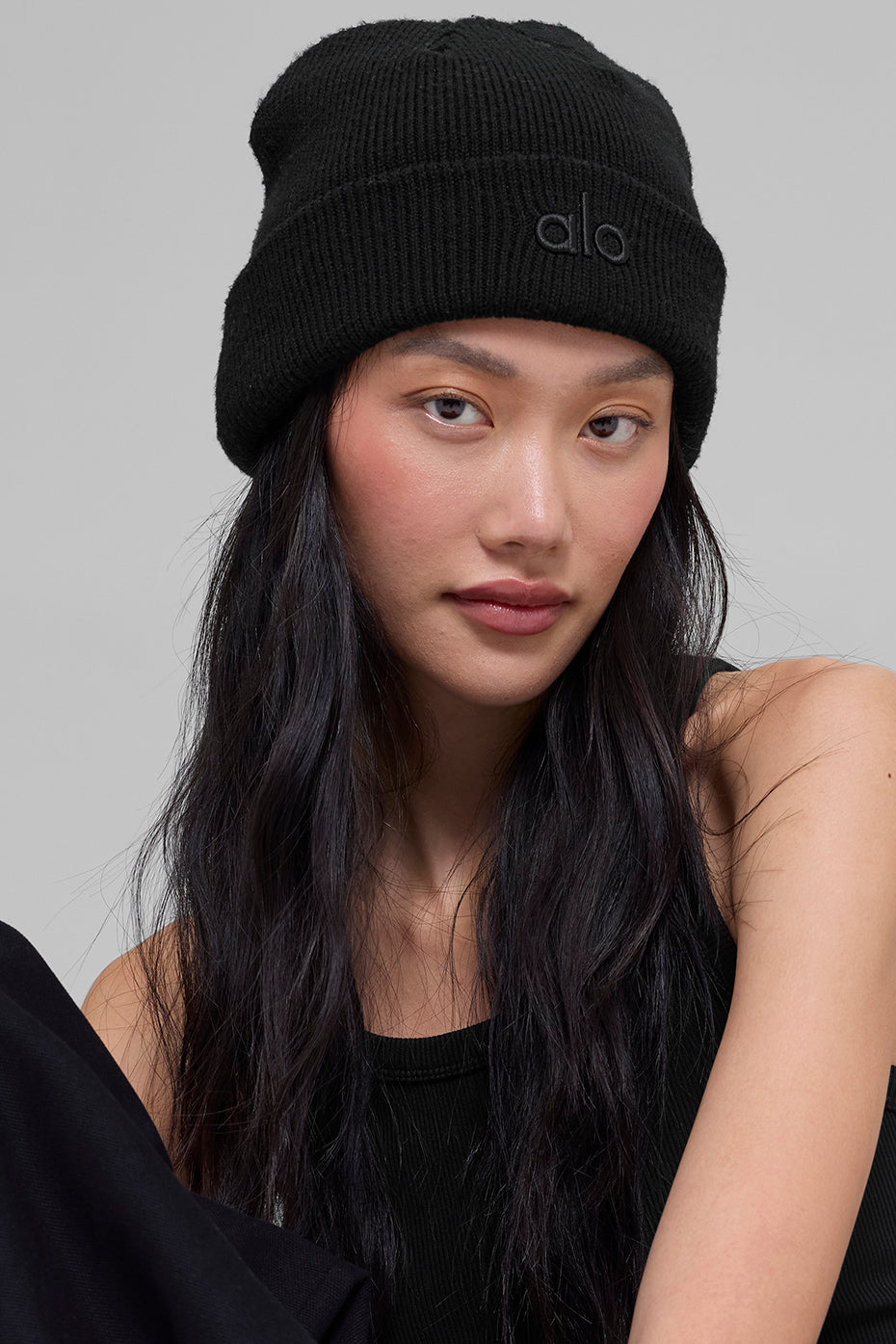 Alo Yoga Notable Beanie - Black/Black