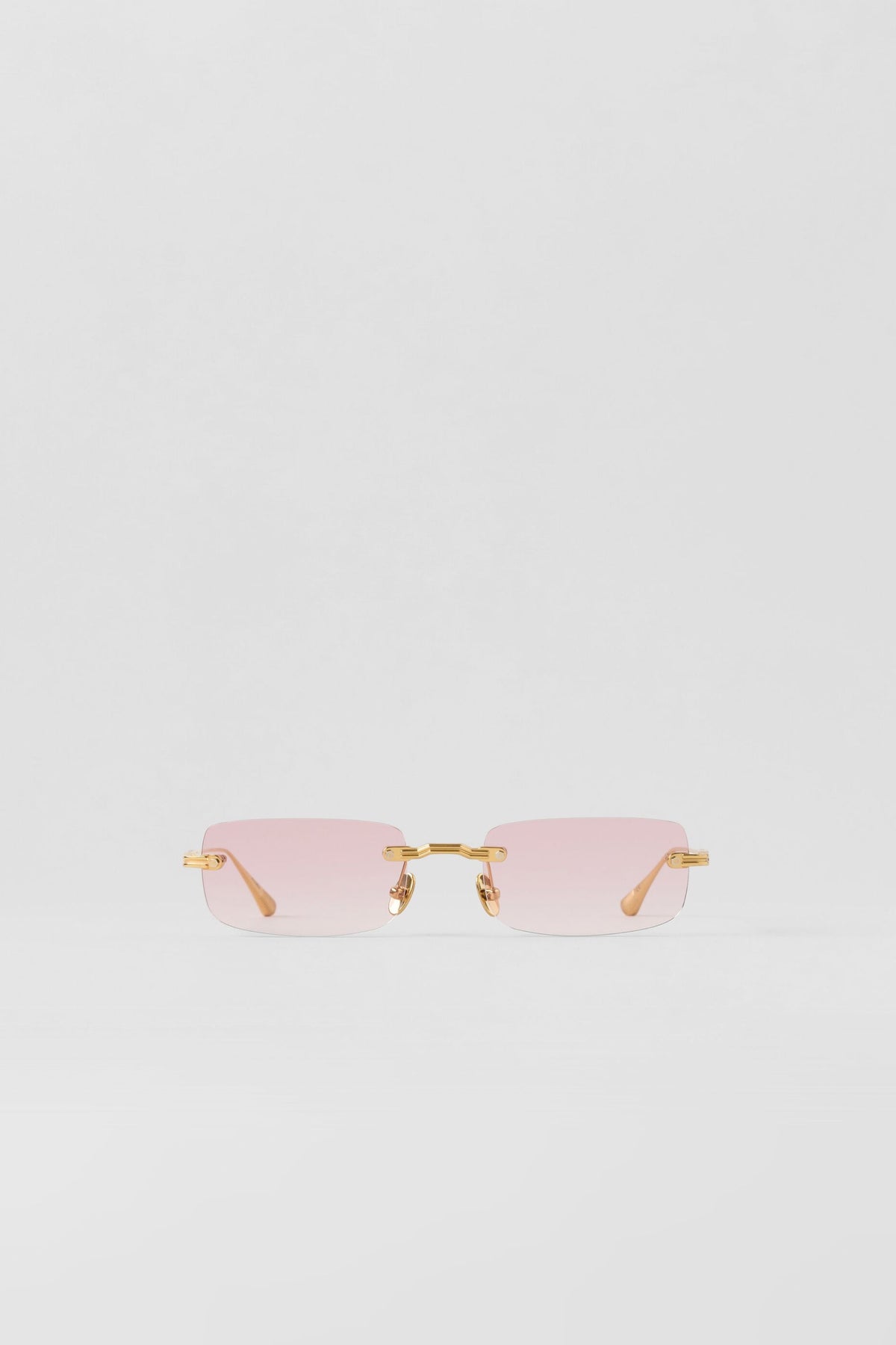 Alo Yoga ALO Wire Frame Sunglasses - Gold/Pink Gradient