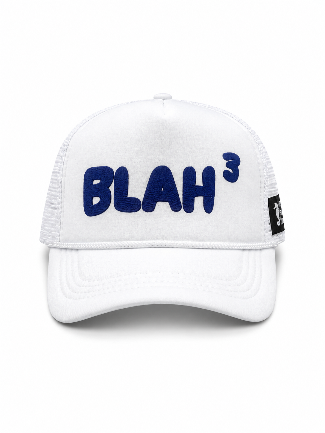 BLAH BLAH BLAH - Mesh Trucker Cap white