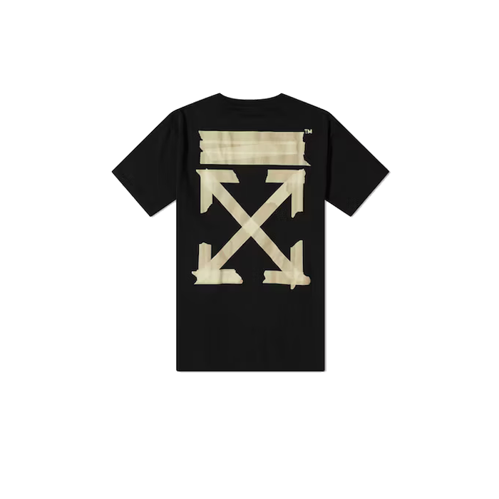 OFF-WHITE Oversized Tape Arrows T-shirt Black Available at Pick your kiicks.
