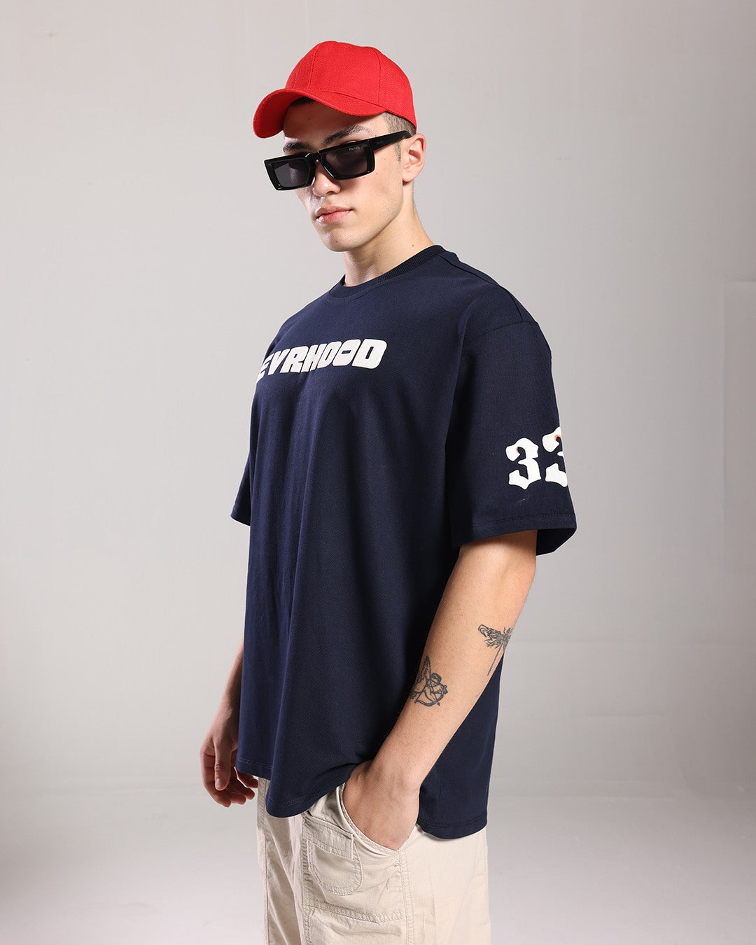 Half Evil – Evrhood oversized graphic t-shirt
