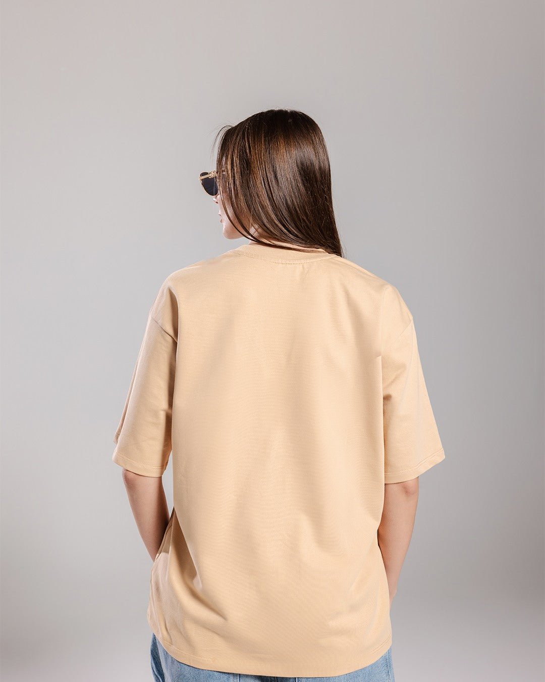 Evrhood Basics! - Beige – Evrhood oversized basic t-shirt