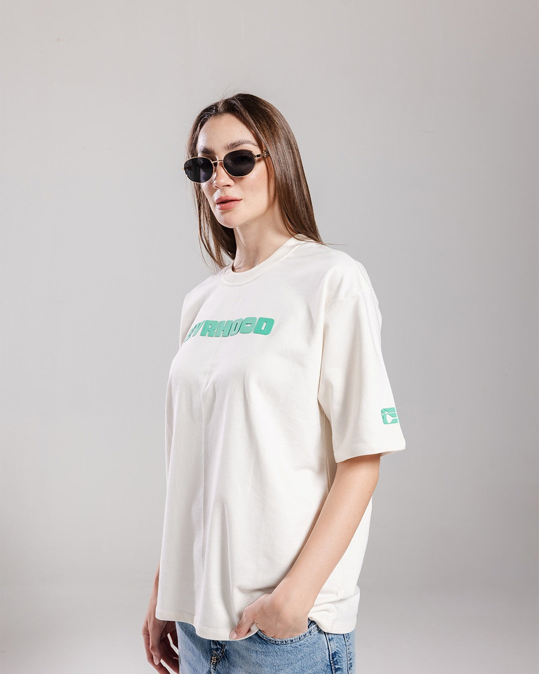 Evrhood Basics! - Vintage White – Evrhood oversized basic t-shirt