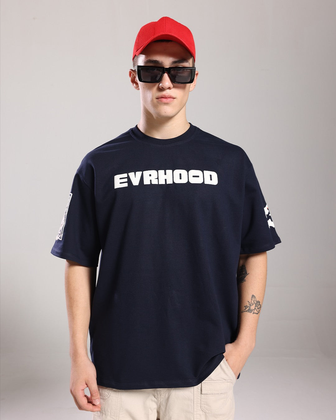 Half Evil – Evrhood oversized graphic t-shirt