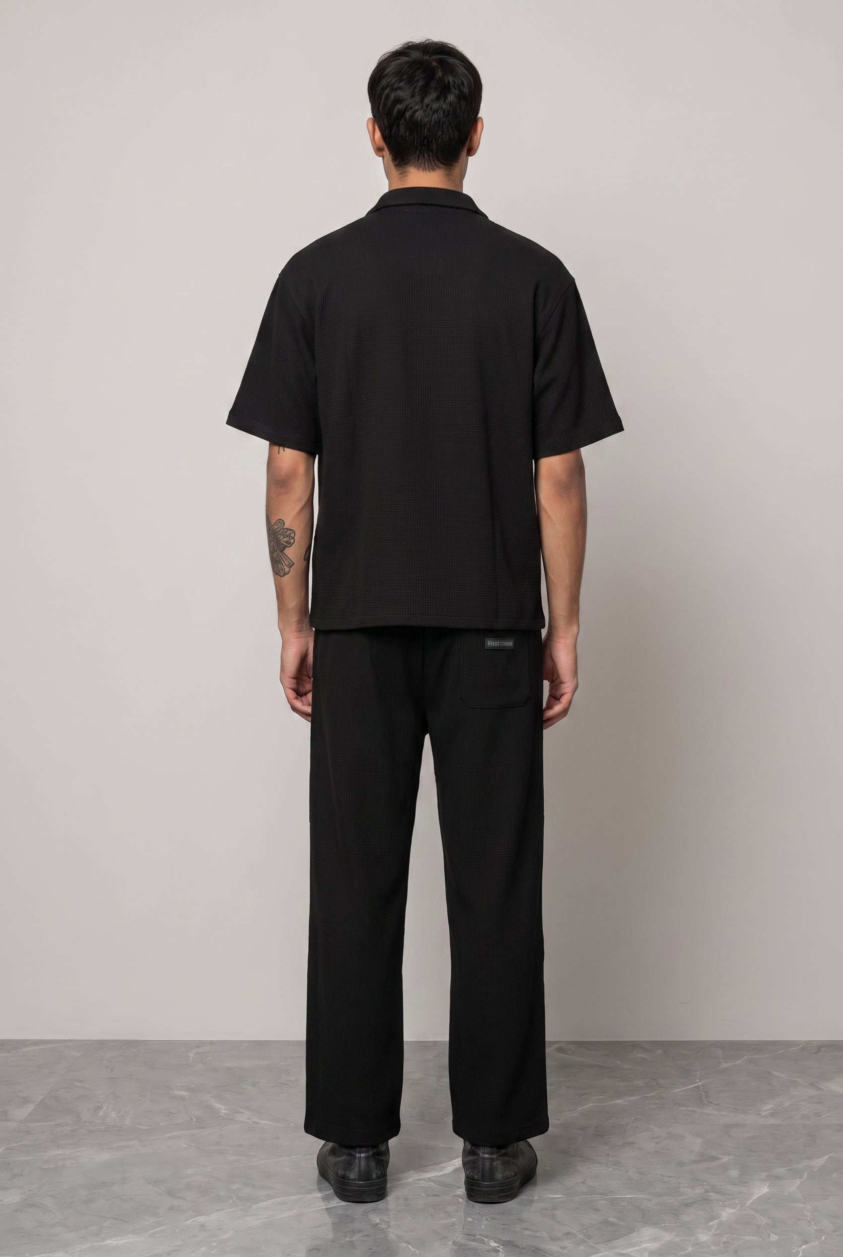 COMFY BLACK MEN'S CO-ORD SET