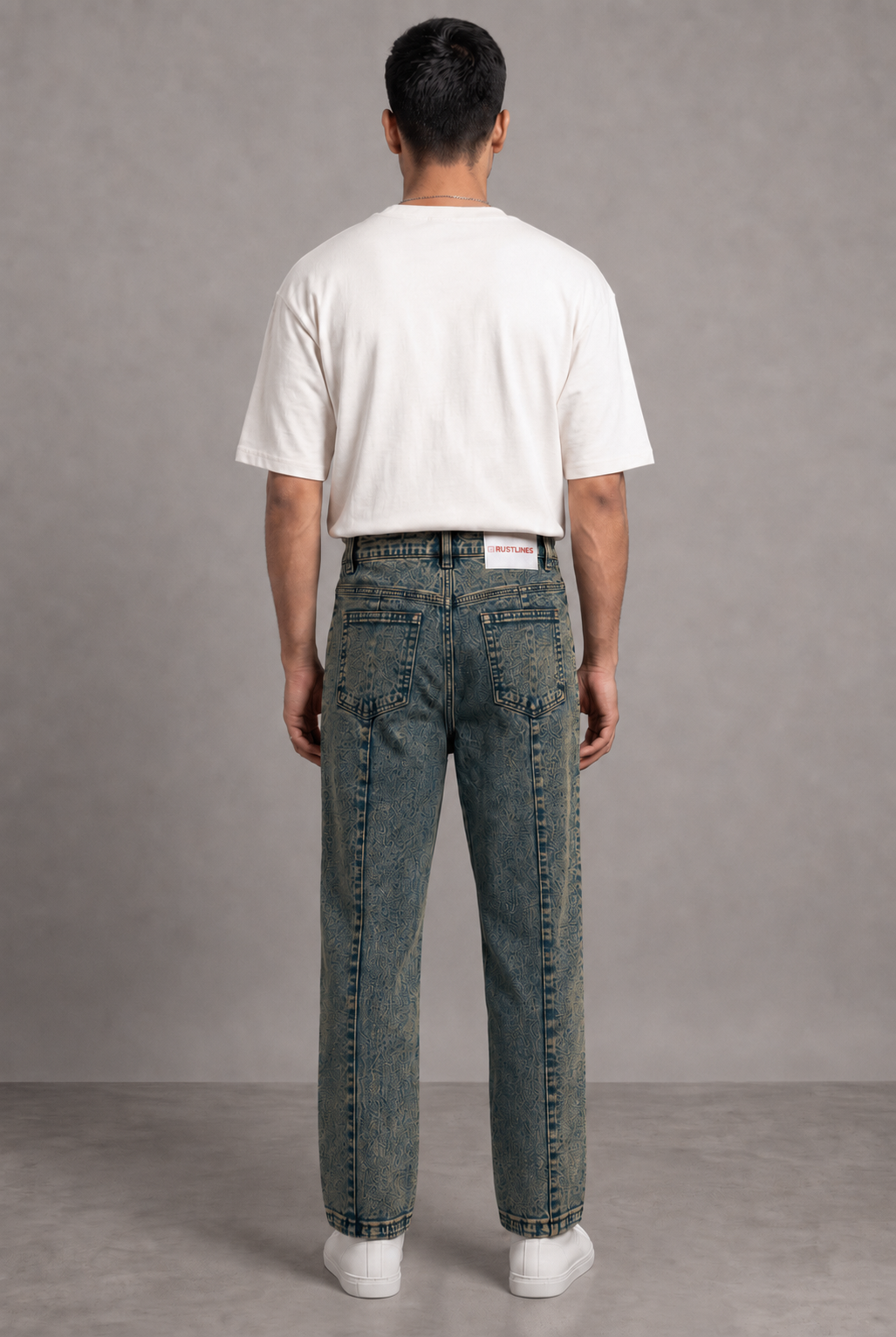 DECADE OLD VINTAGE PLEATED DENIM MEN'S JEANS