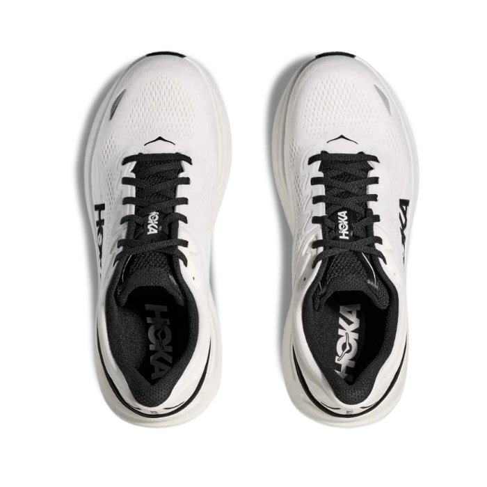 Hoka Bondi 9 White Black