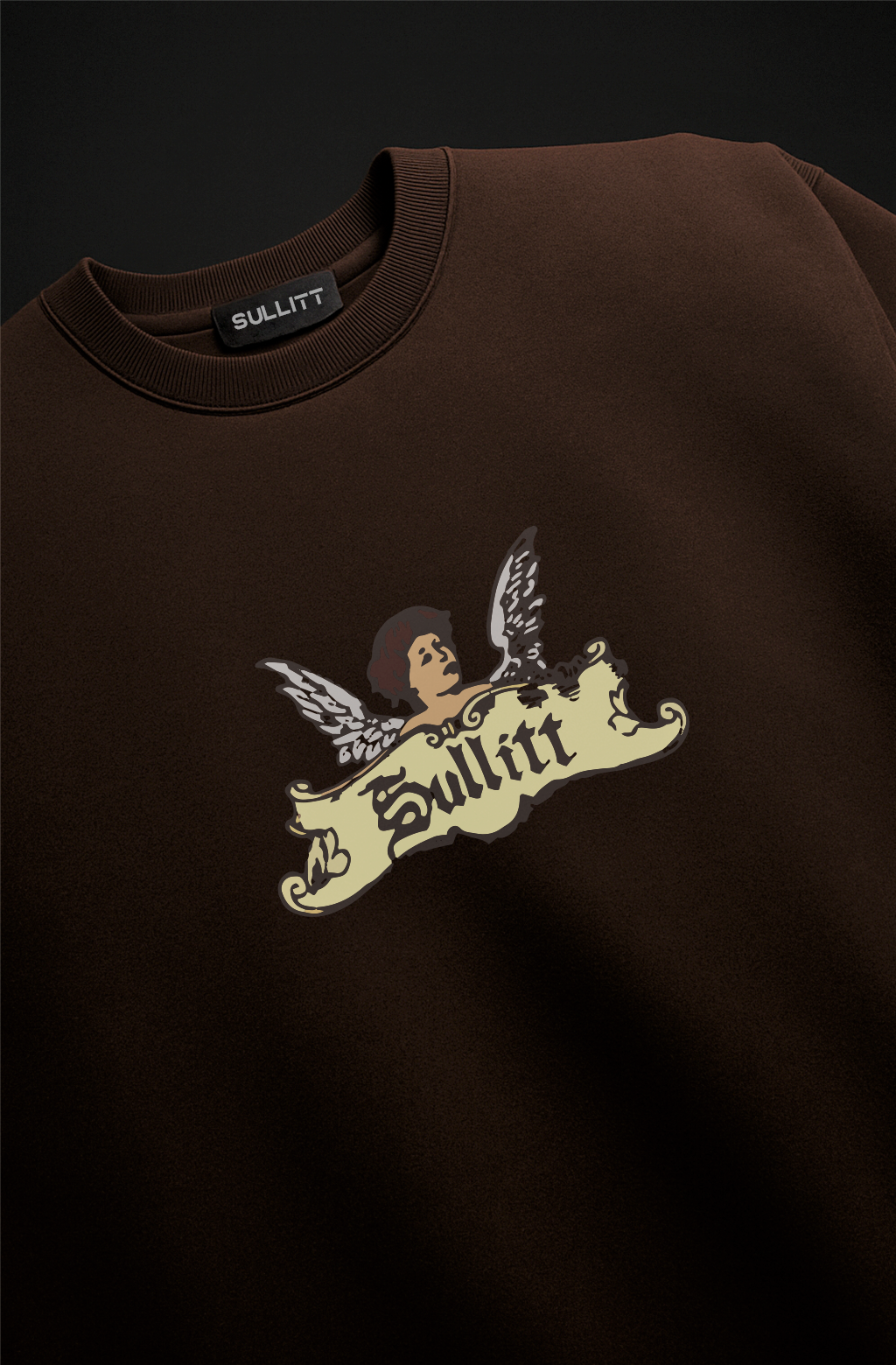 SET OF 3 Orng MAMA, Dark Brown Angel Tee,  Blue Blossom Rain Flower Tee