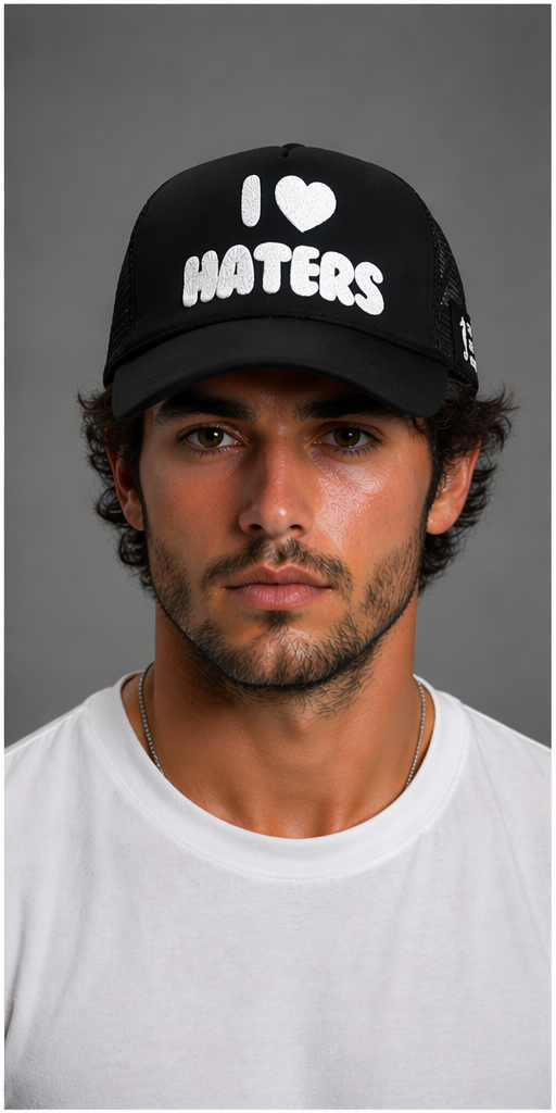 I Love Haters - Mesh Trucker Cap