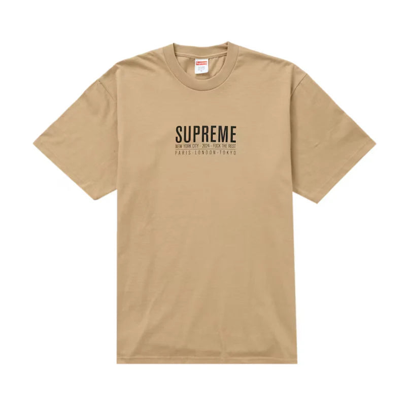 Supreme Paris Tee Khaki